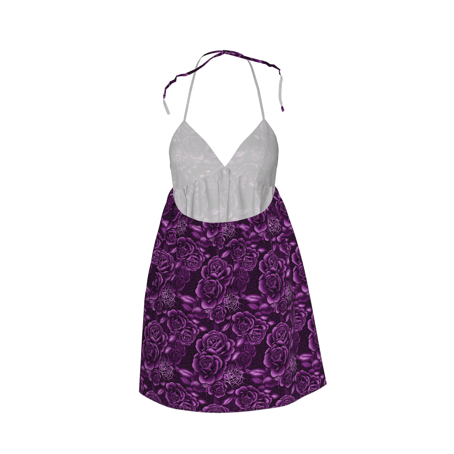 Purple Baby Doll Dress