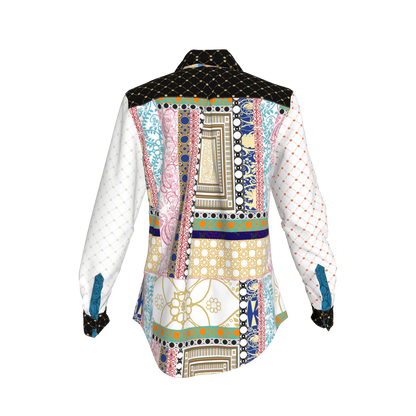 Shoosty V3 Paloma V4 Woman’s Dress Shirt – Silk Stretch Charmeuse