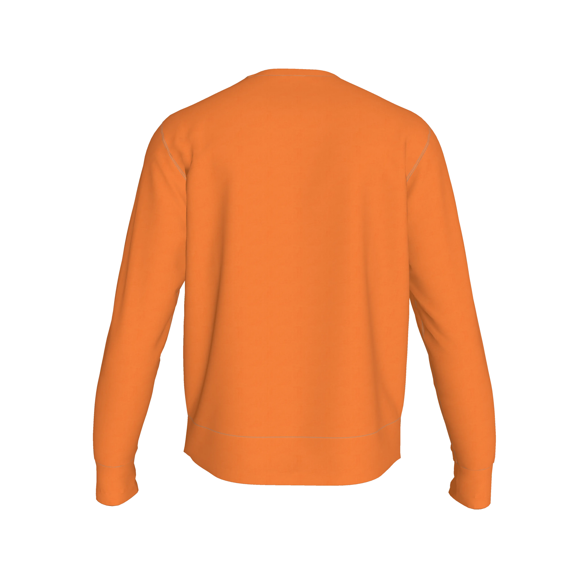 Orange Tailored Crewneck Sweatshirt