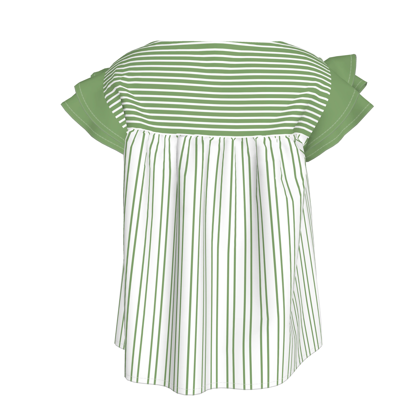 Ruffled Sleeve Top