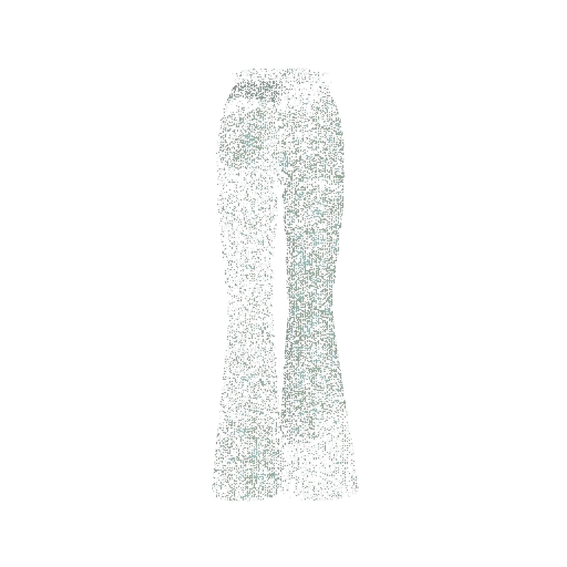Bell Bottom Jeans in Heavy Stretch Cotton Twill – Digital Abstract Print