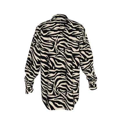 L'EGNA RISING SAFARI POISE Oversized Button-Up