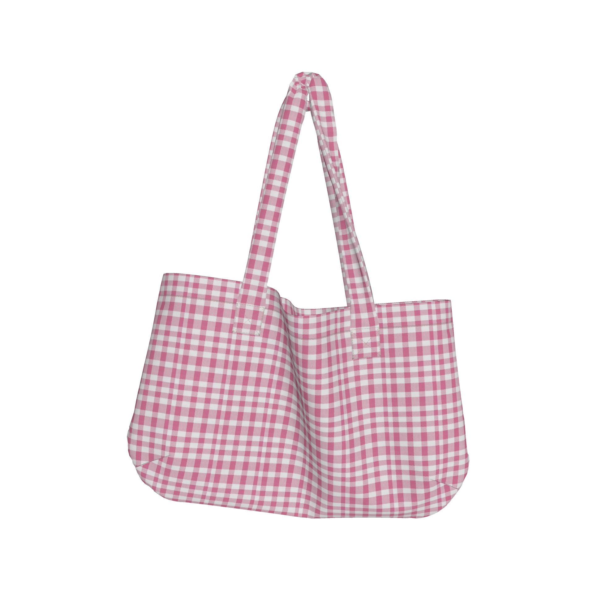 Large Tote Bag in Heavyweight Stretch Cotton Denim