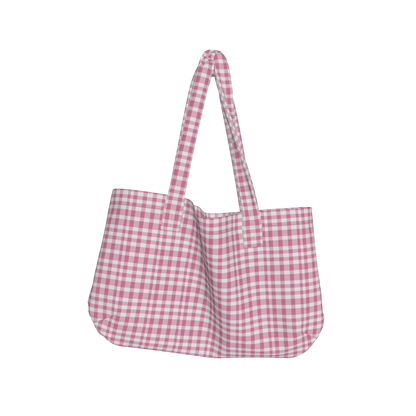 Large Tote Bag in Heavyweight Stretch Cotton Denim