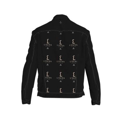 L'EGNA RISING 'BLACKOUT' Jean Jacket (ALL OVER PRINT)