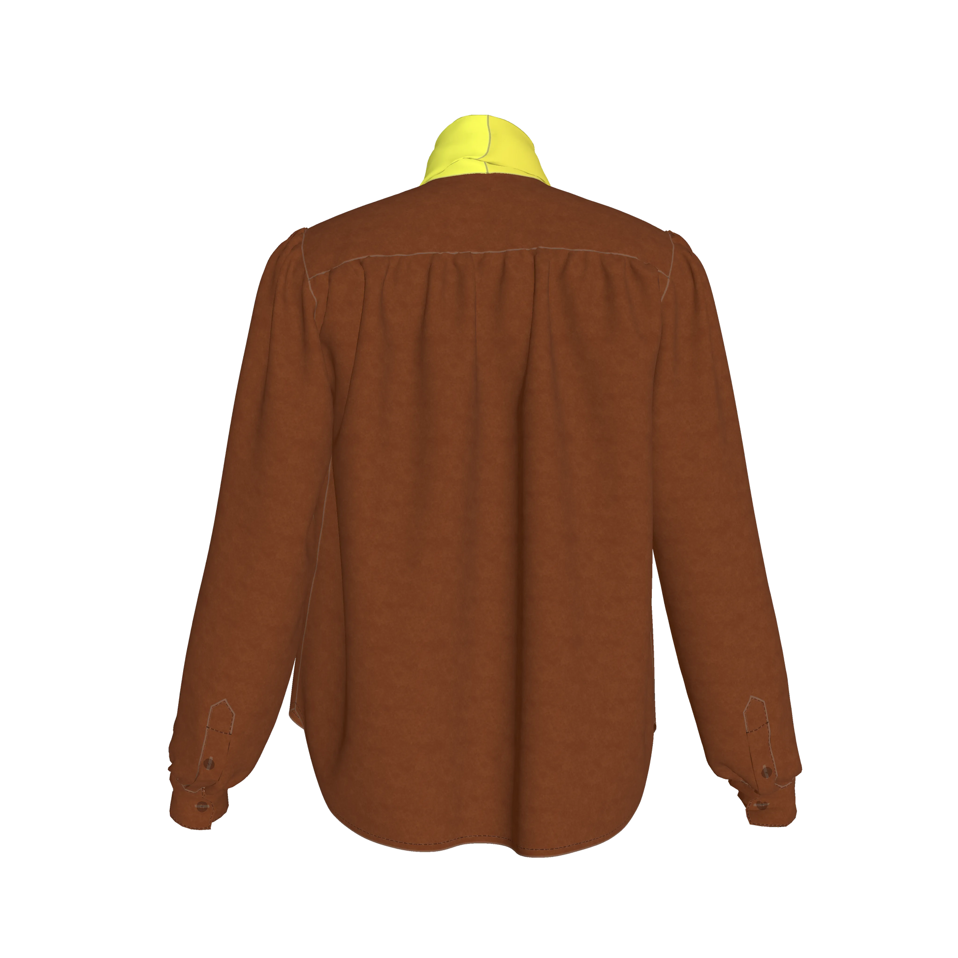 Bow Blouse in Pima Cotton Poplin