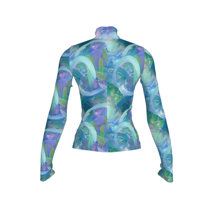 Azure Breeze_Long Sleeve Turtleneck