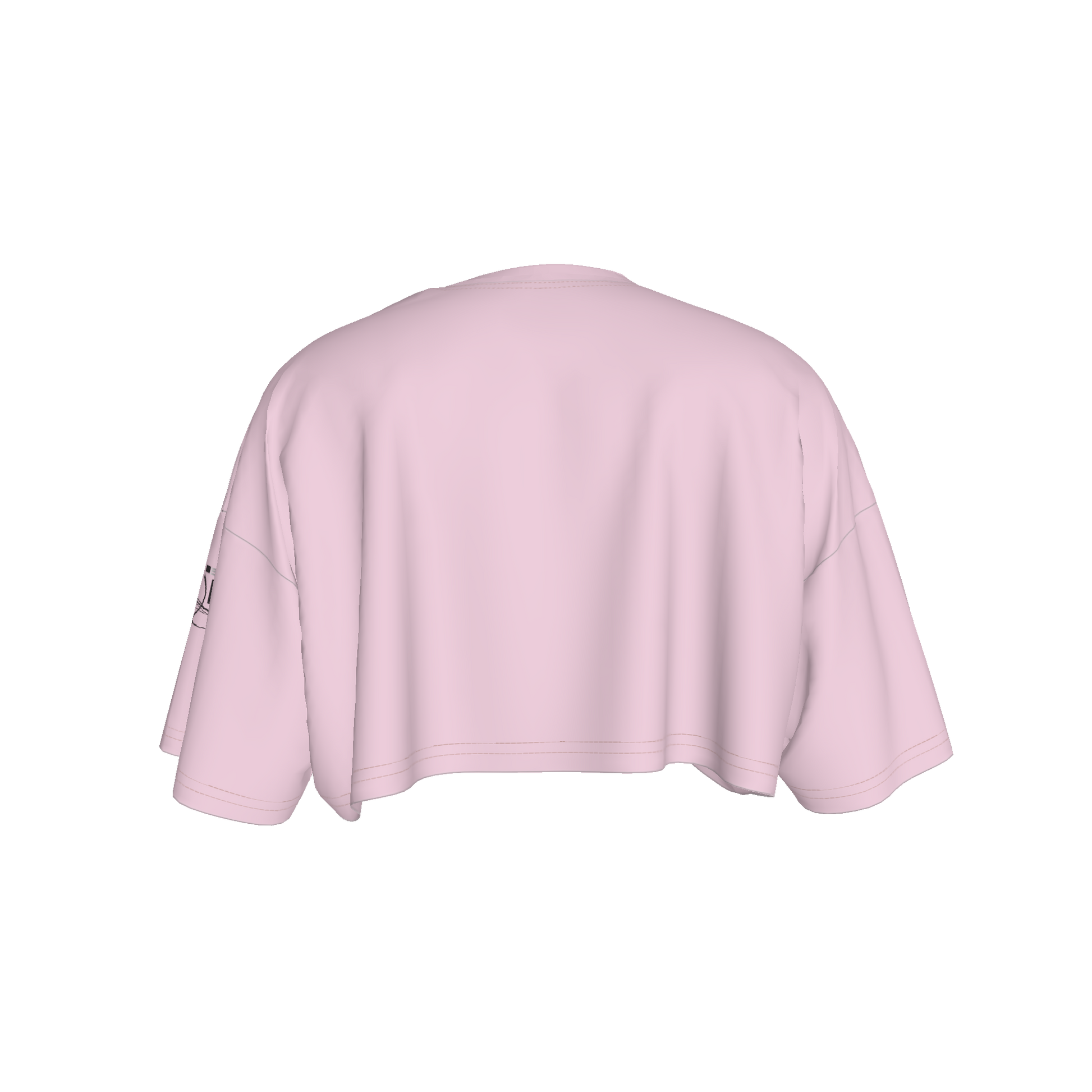 French Quarter Pink Cropped T-Shirt