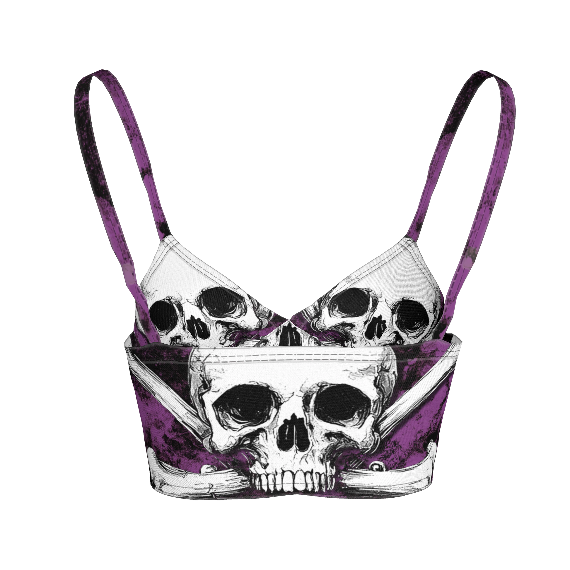 Purple Skeletittie Bralette Copy
