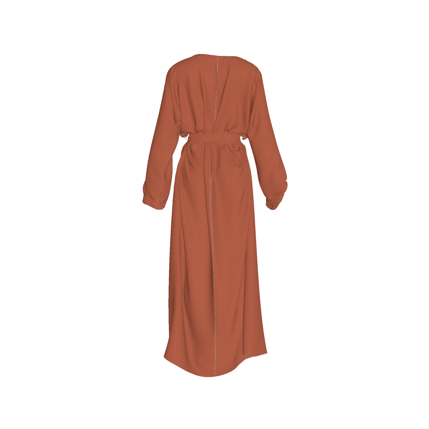 L'EGNA RISING Abaya Dress (RUST)