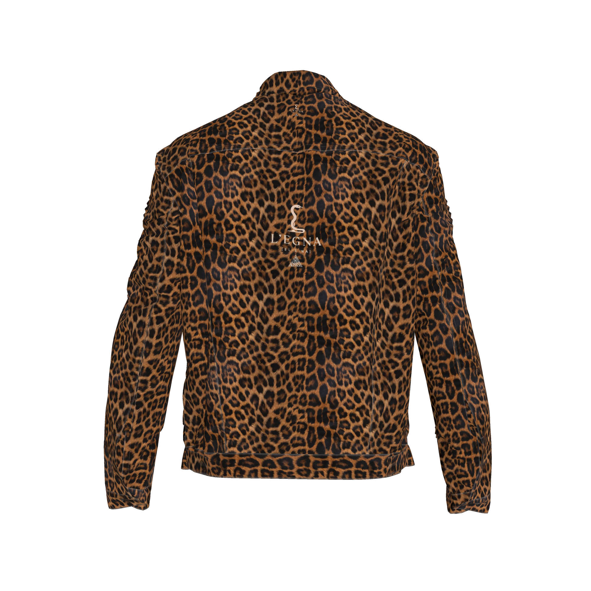 L'EGNA RISING Wild Style Jean Jacket (LEOPARD)