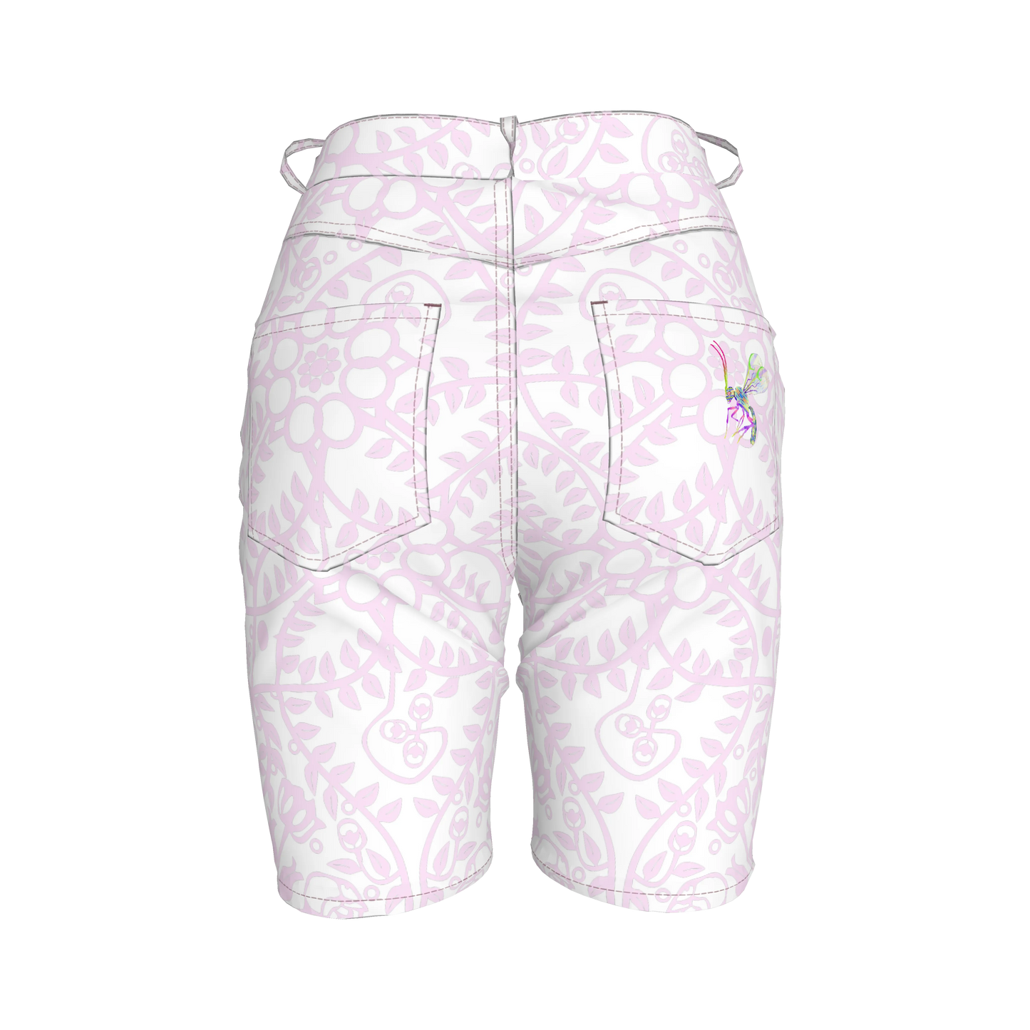 Shoosty Pink Slim Jeans Shorts