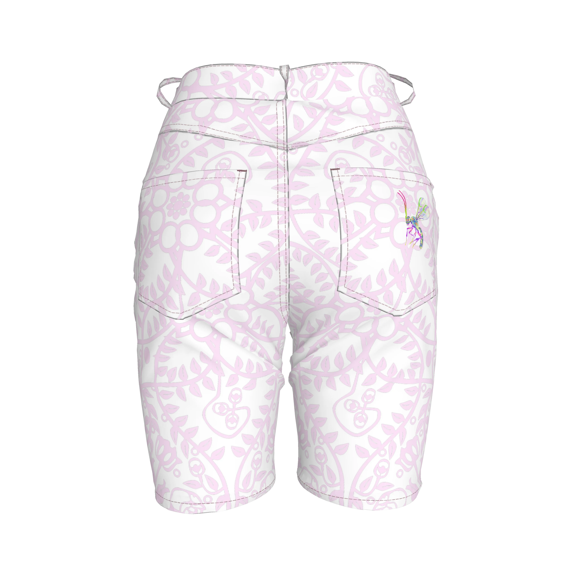 Shoosty Pink Slim Jeans Shorts