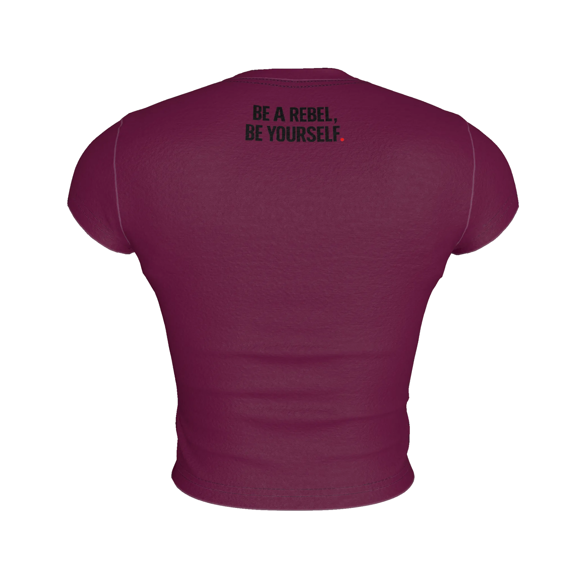 Cropped Baby T-shirt in Lightweight Stretch Cotton Jersey