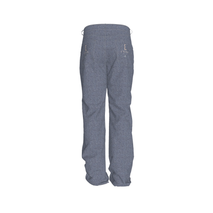 L'EGNA RISING (DK BLUE ACID) FLARE JEANS