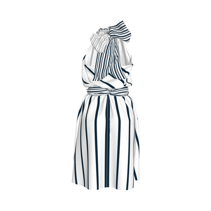 Knee Length Halter Dress