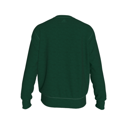 L'EGNA RISING 'Sovereign Veil' Crewneck Sweater (DARK GREEN)