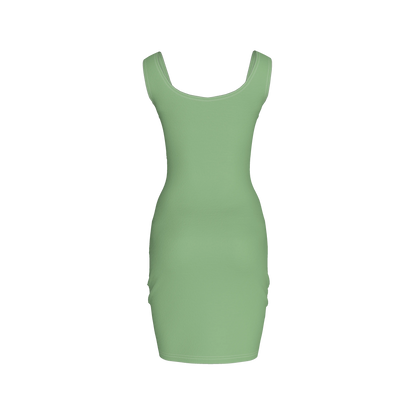 Body Con Tank Dress in Cotton-Spandex Lightweight Jersey