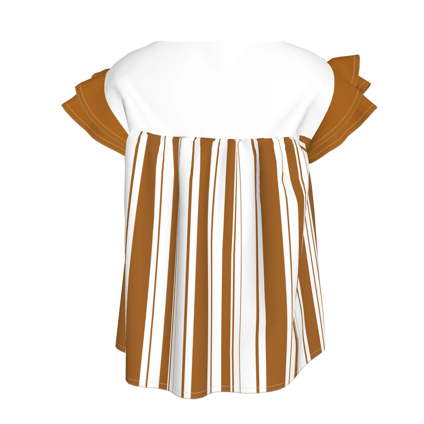 Ruffled Sleeve Top