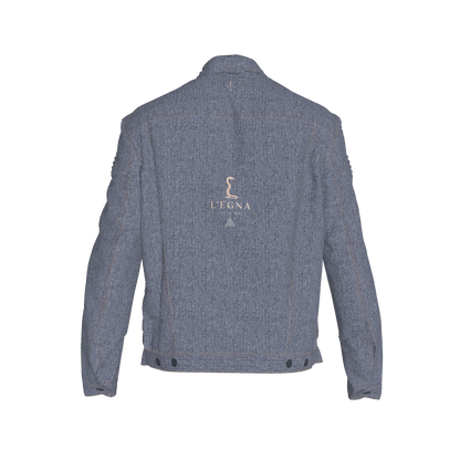 L'EGNA RISING 'DK BLUE ACID' Jean Jacket