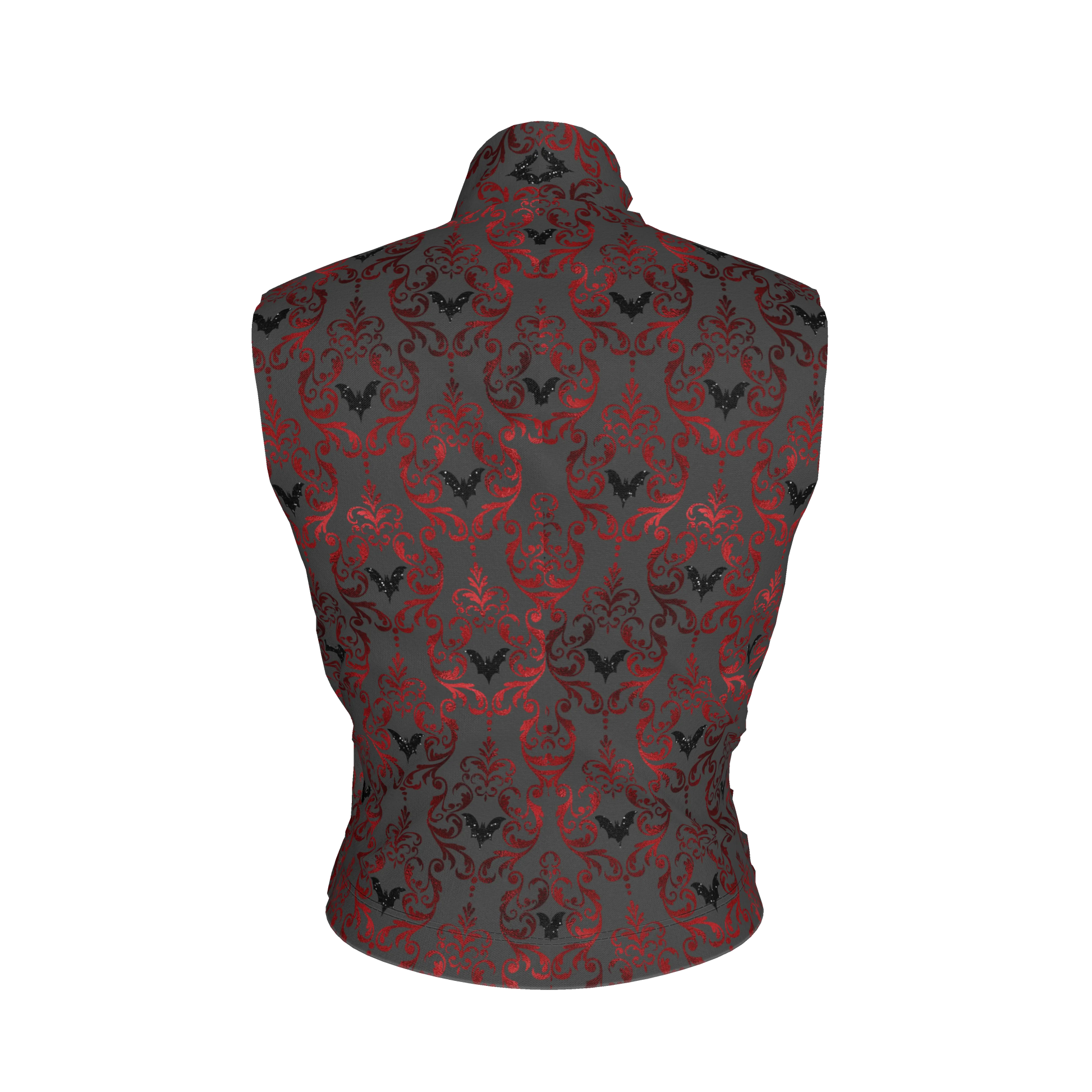 Vampire Bat Surplice Top - Bamboo Cotton Jersey