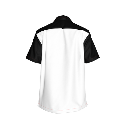 Vintage Men's Bowler Camp Collar Shirt - Oxford Cotton