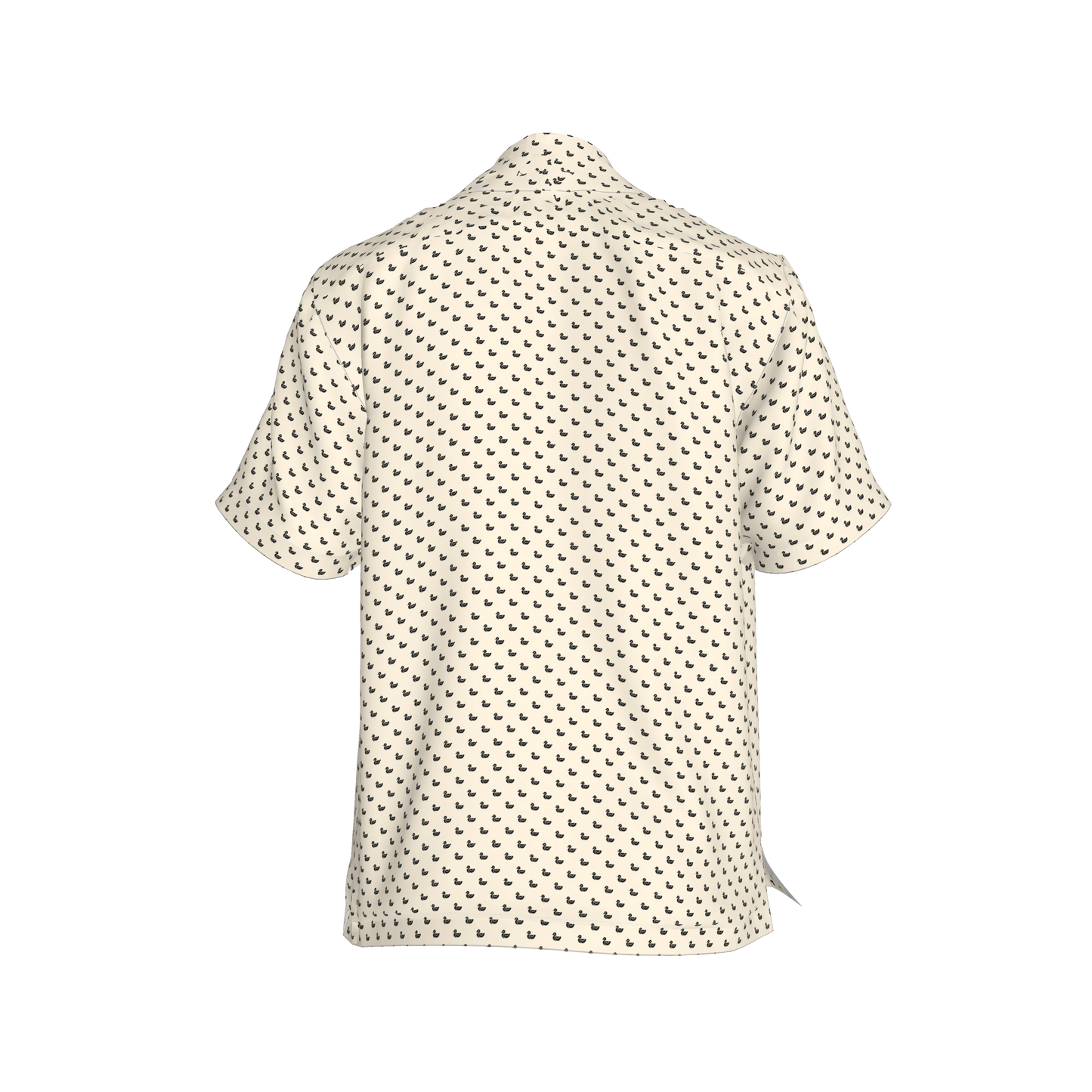 Revere Collar Short Sleeve Shirt – Lightweight Cotton Poplin