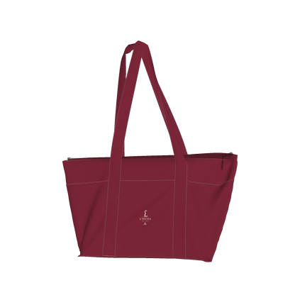 L'EGNA Rising MERLOT RESERVE Tote — Seven Pocket Tote Bag