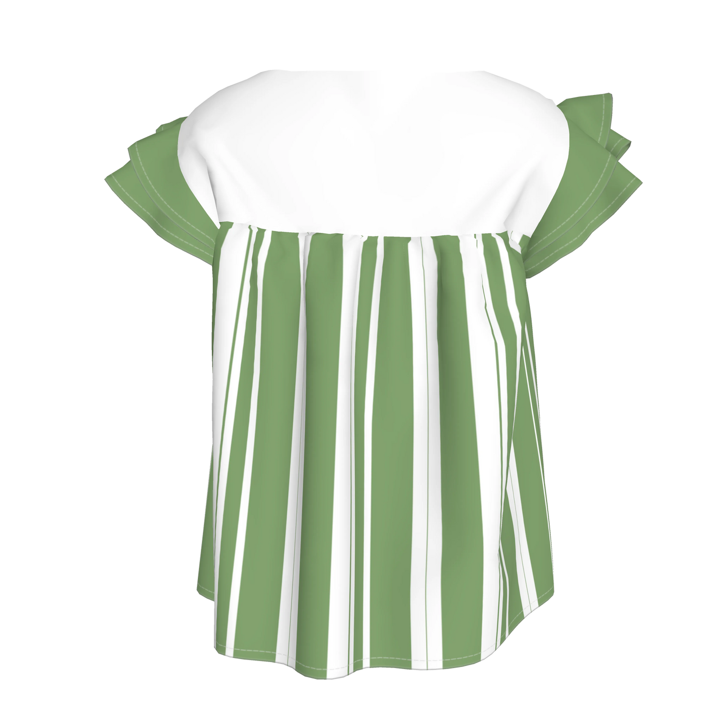 Ruffled Sleeve Top