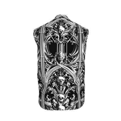 Skull Vest – Heavy Stretch Cotton Twill Gilet