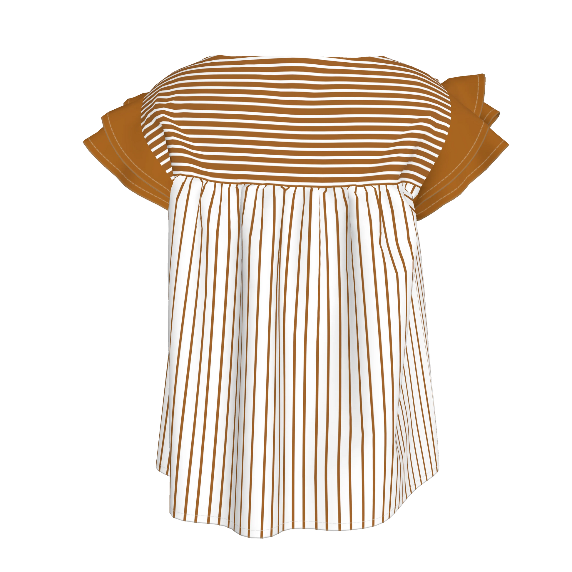 Ruffled Sleeve Top