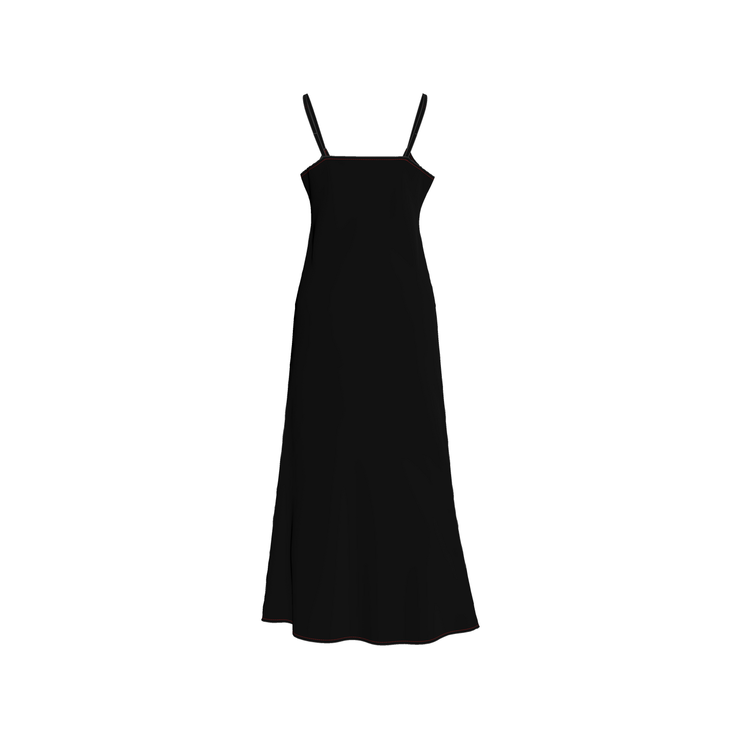 abrazos slip dress in black