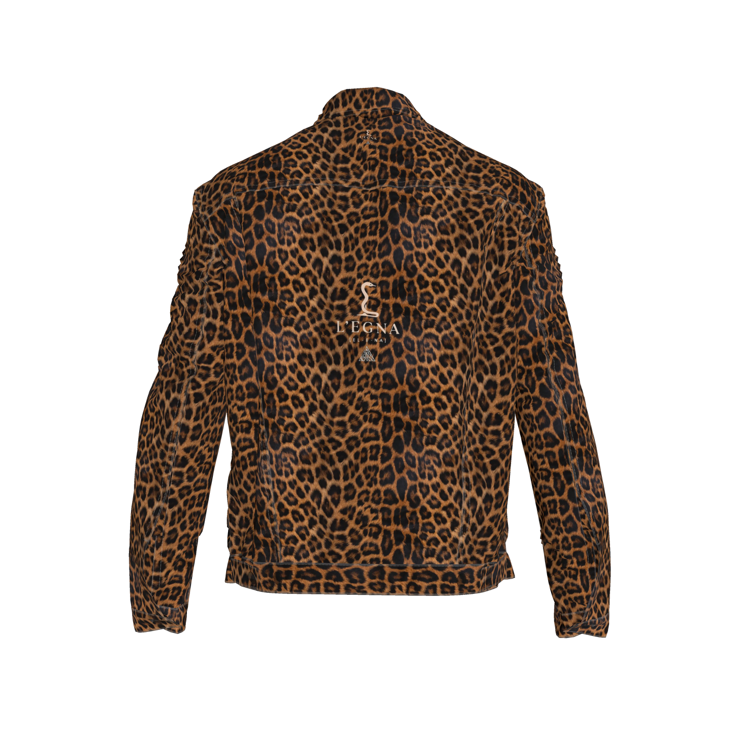 L'EGNA RISING 'LEOPARD' Jean Jacket