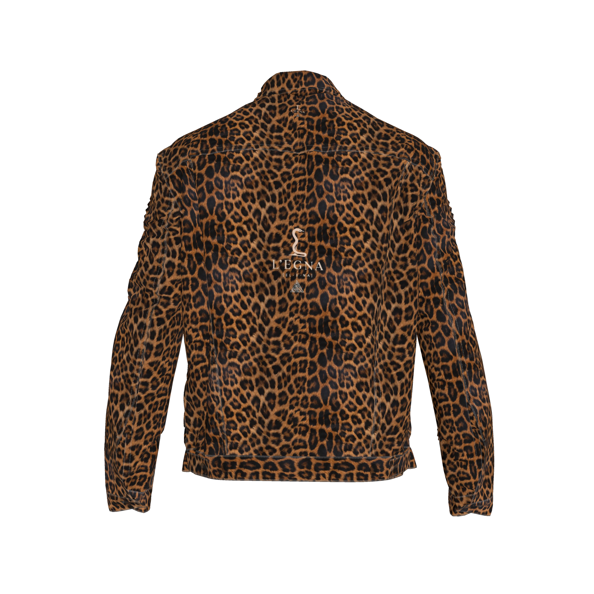 L'EGNA RISING 'LEOPARD' Jean Jacket