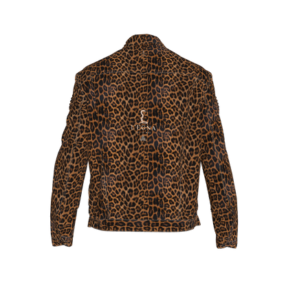 L'EGNA RISING 'LEOPARD' Jean Jacket