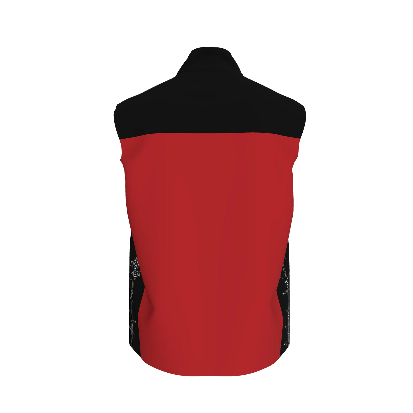 Invert plain knit vest