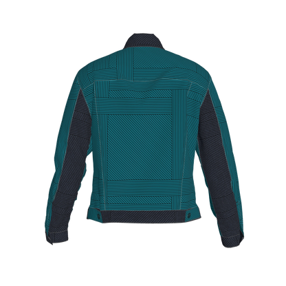 Jean Jacket in Heavy Stretch Cotton Twill – Digital Fade