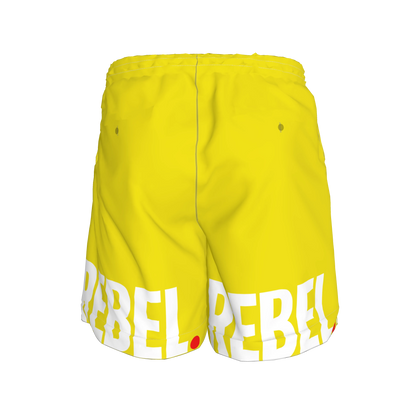 Boardshorts Yellow – 7" Inseam, Lightweight Cotton Poplin