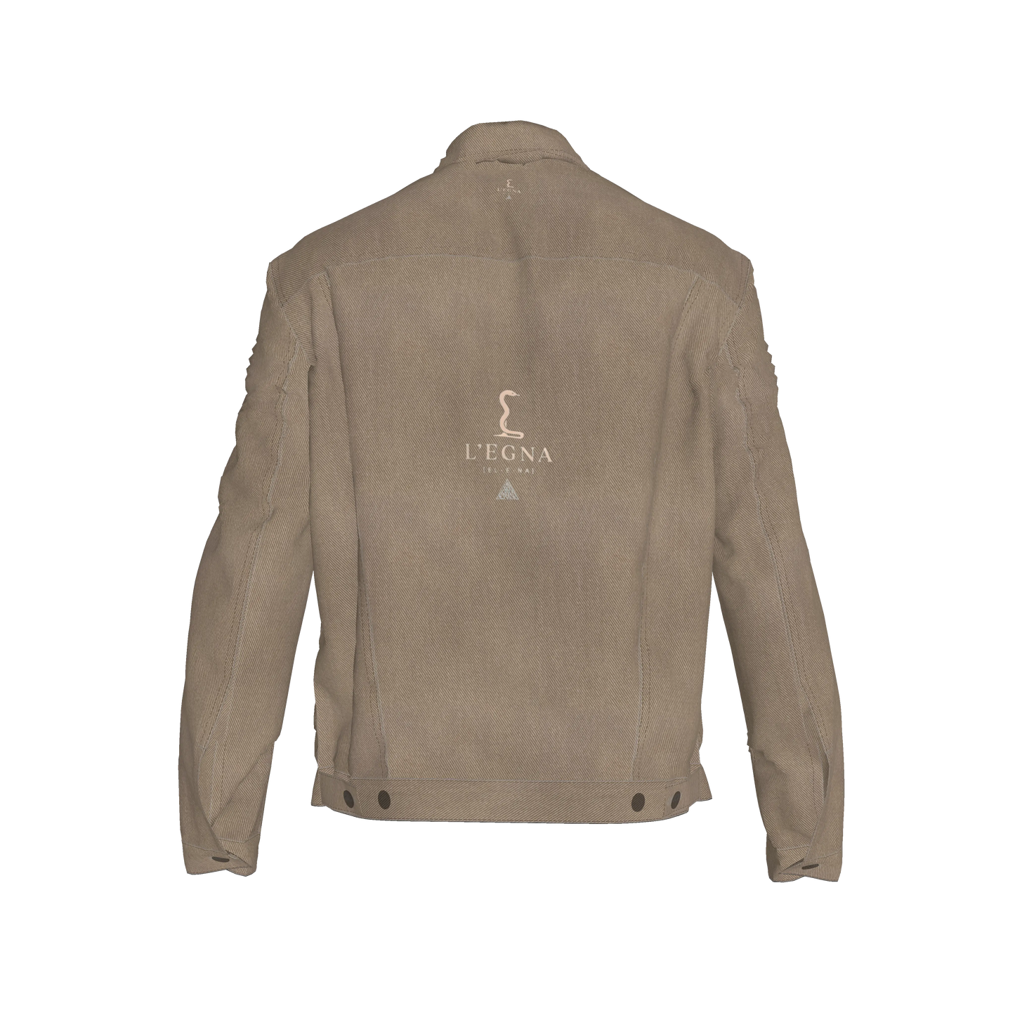 L'EGNA RISING 'DK BLUE ACID' Jean Jacket Copy