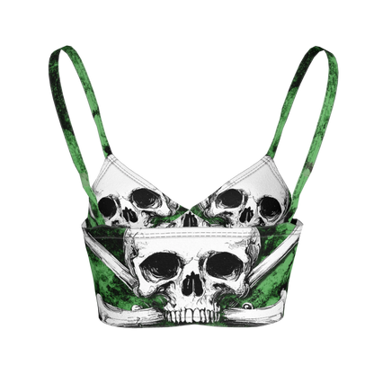 Green Skeletittie Bralette