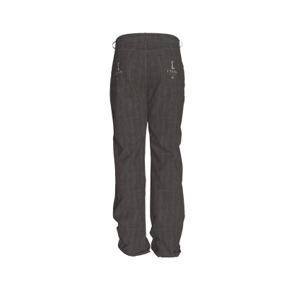 L'EGNA RISING (DARK GRAY) FLARE JEANS