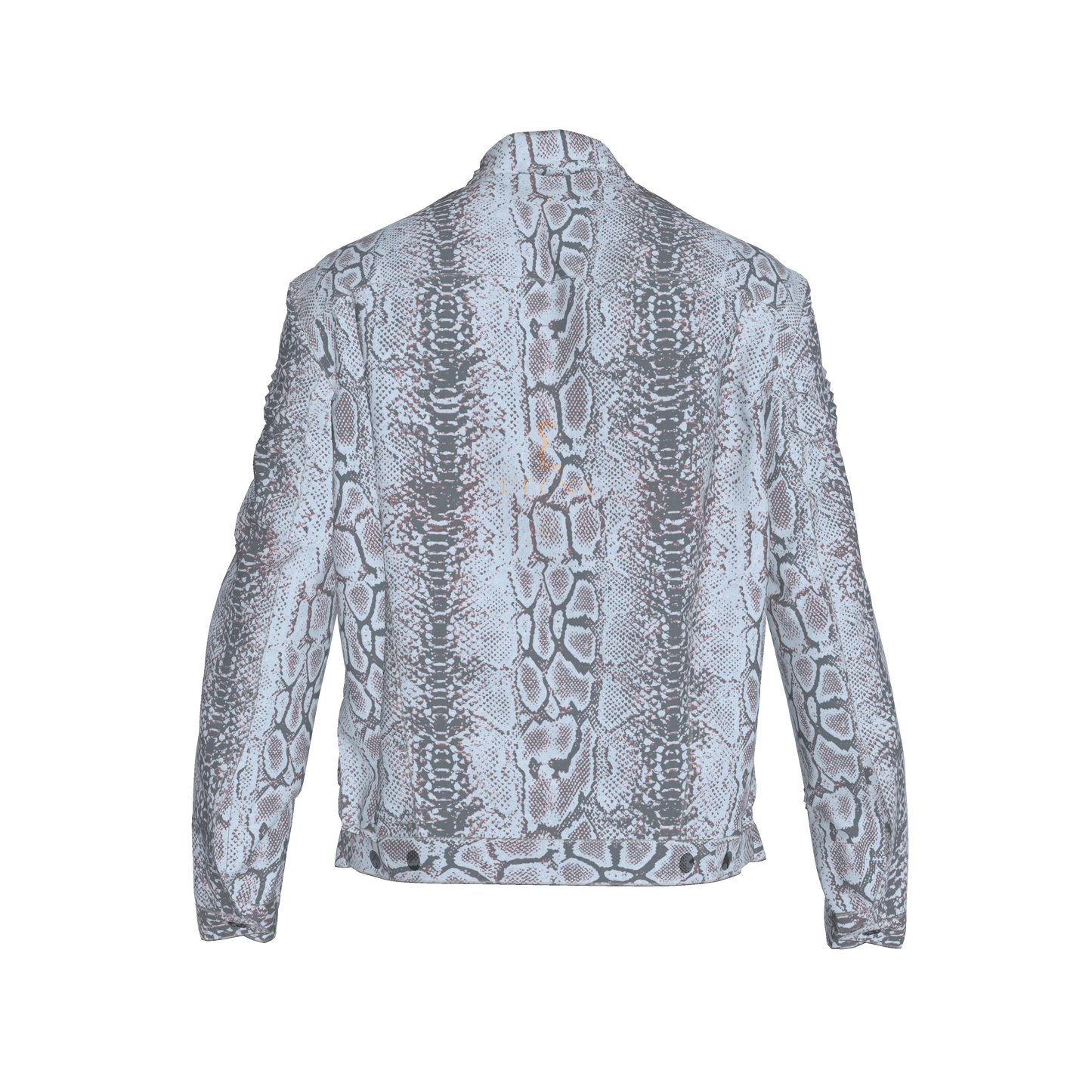 L'EGNA RISING 'SNAKESKIN' Jean Jacket