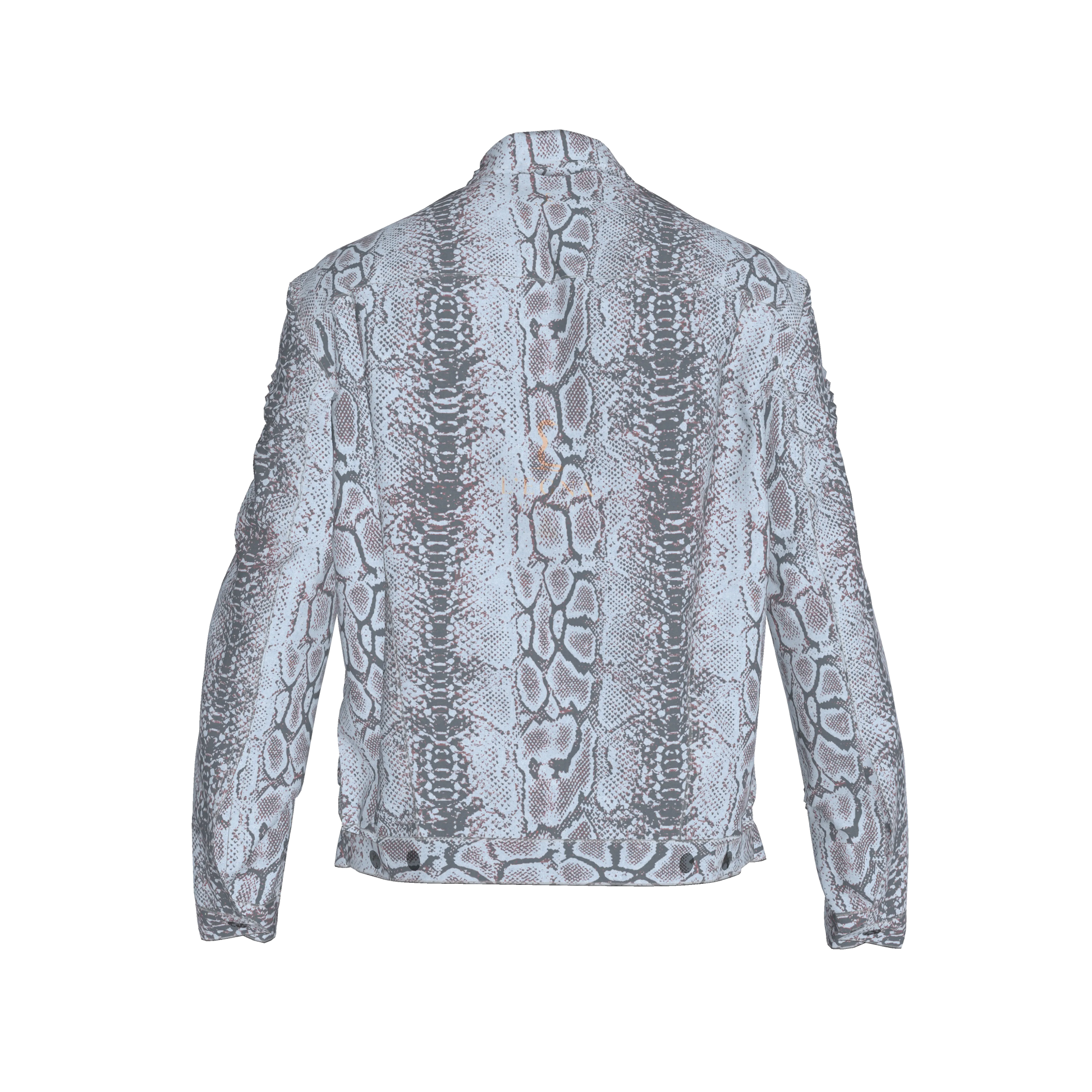 L'EGNA RISING 'SNAKESKIN' Jean Jacket