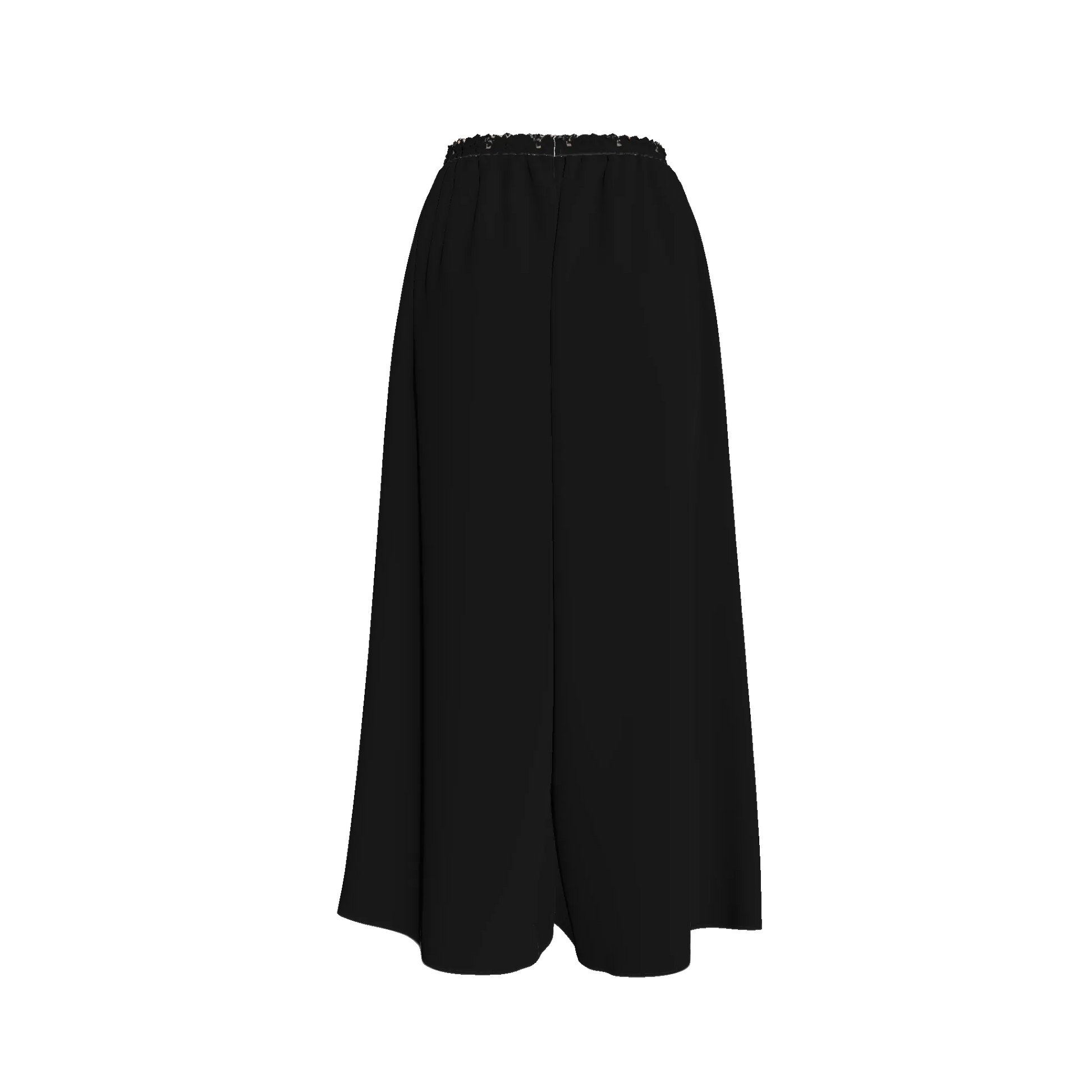 L'EGNA RISING (BLK) Satin Palazzo Pant
