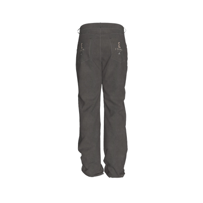 L'EGNA RISING (GRAY BROWN) FLARE JEANS