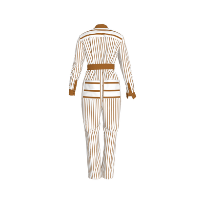 Button Front Jumpsuit