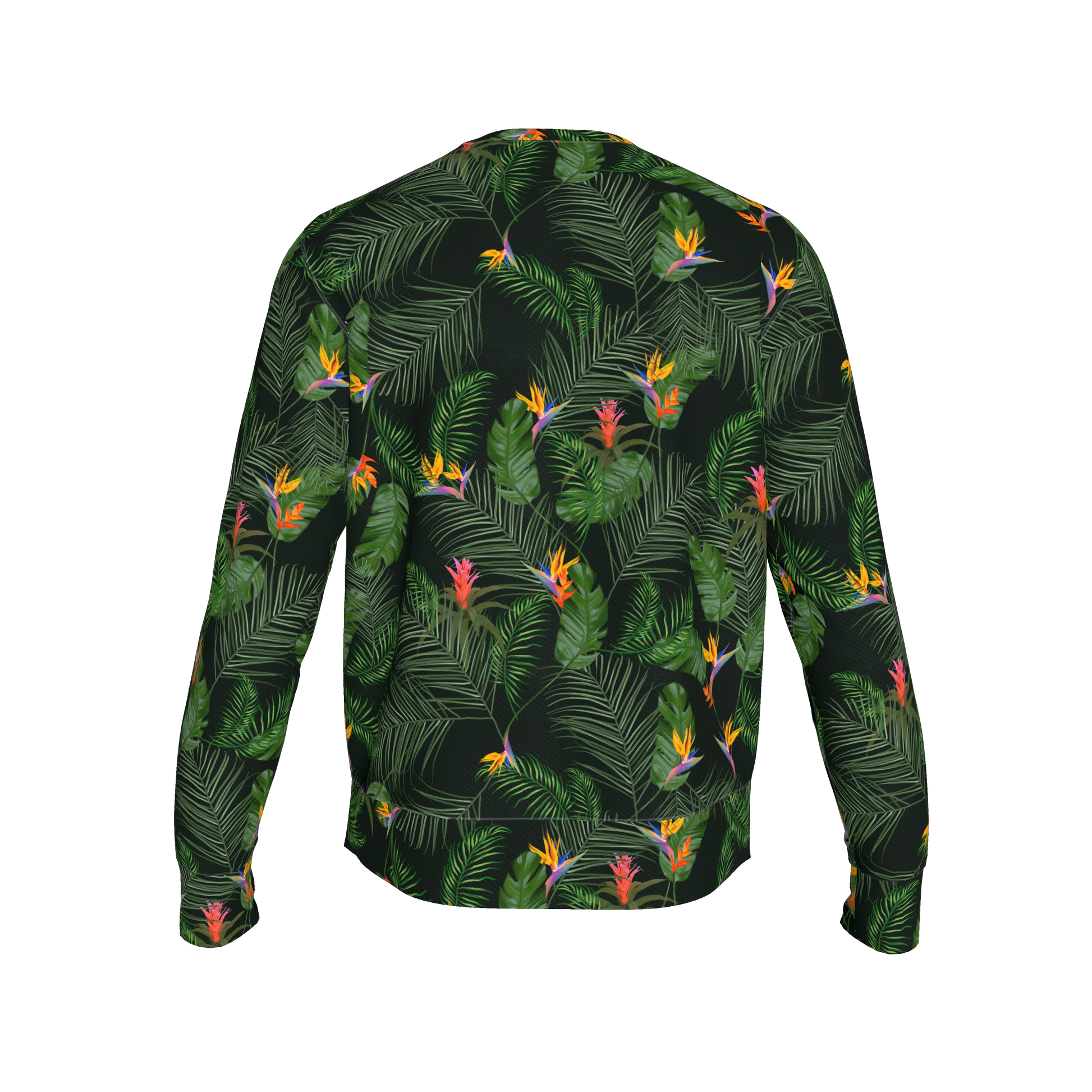 Tailored Crewneck Sweatshirt – Tropical Rebel Print