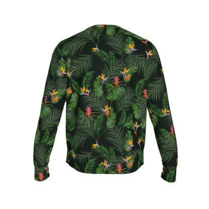 Tailored Crewneck Sweatshirt – Tropical Rebel Print