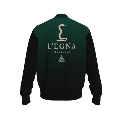 L'EGNA RISING (SIGNATURE  EMBLEM) VARSITY JACKET