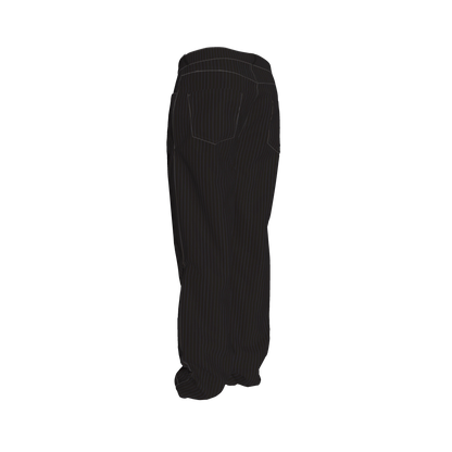 Brown on Black Pinstriped Premium Men’s Pant’s